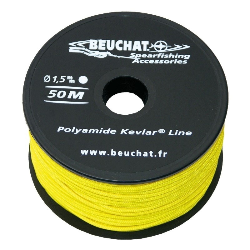 Катушка Beuchat кевлар 1,5mm, 150kg, 50 метров