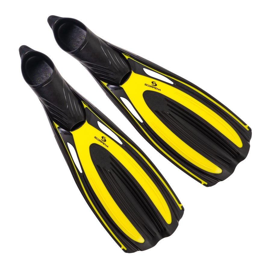 Ласты Scorpena SwimLine, желтые