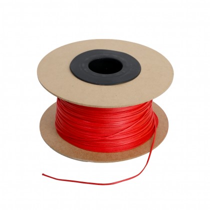 Dyneema SK-75 линь 1.5 мм, 300 кг, красный, 1 красный